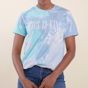 Jesus is King Tie-Dye Unisex Tee